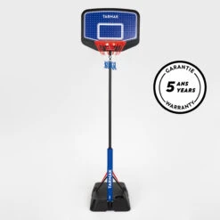Kids' Adjustable (1.6m To 2.2m) Basketball Hoop On Stand K900 - Blue/Black -Sports Shop kc3a3f845458535c8940ec52d11893218