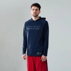 Long-Sleeved Hooded Basketball T-Shirt TS500LS