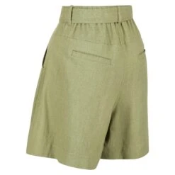 Regatta Womens/Ladies Sabela Paper Bag Shorts (Green Fields) -Sports Shop kc9b681b067ab13e9840ae2cde6fdc264