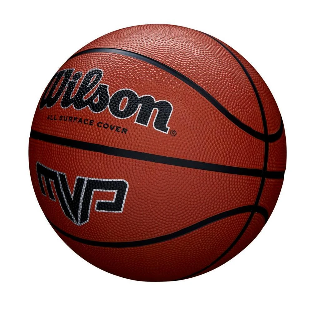 WILSON MVP OUTDOOR BASKETBALL RUBBER IN BROWN SIZE 5 4 WILSON MVP OUTDOOR BASKETBALL RUBBER IN BROWN SIZE 5 - Image 2