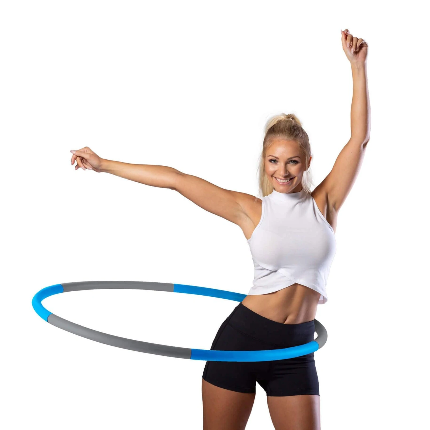 Azure Weighted Hula Hoop 10 Azure Weighted Hula Hoop - Image 8