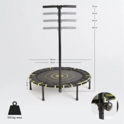 REFURBISHED FITNESS TRAMPOLINE FIT TRAMPO 500 -Sports Shop kd2c5f17506d2842cc1194178ecab73db