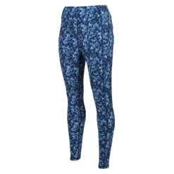 Regatta Womens/Ladies Holeen II Watercolour Leggings (Dark Denim)