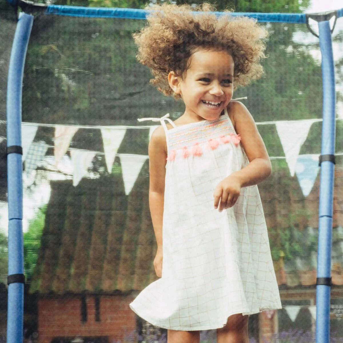 Plum Green & Blue Junior Jumper Trampoline & Enclosure 6 Plum Green & Blue Junior Jumper Trampoline & Enclosure - Image 4
