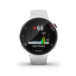 Garmin RUNNING HEART RATE MONITOR GPS WATCH FORERUNNER 45S - WHITE -Sports Shop kdb3865f73a27c70a7a055b3784190758