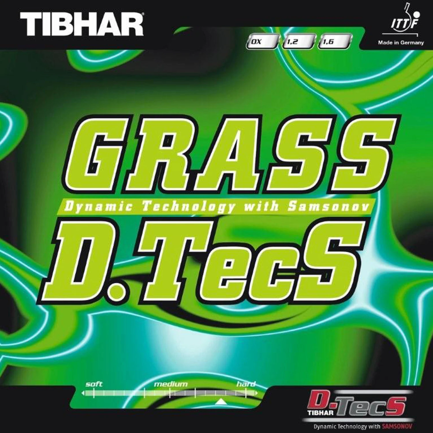 Grass D.Tecs Table Bat Tennis Rubber 3 Grass D.Tecs Table Bat Tennis Rubber