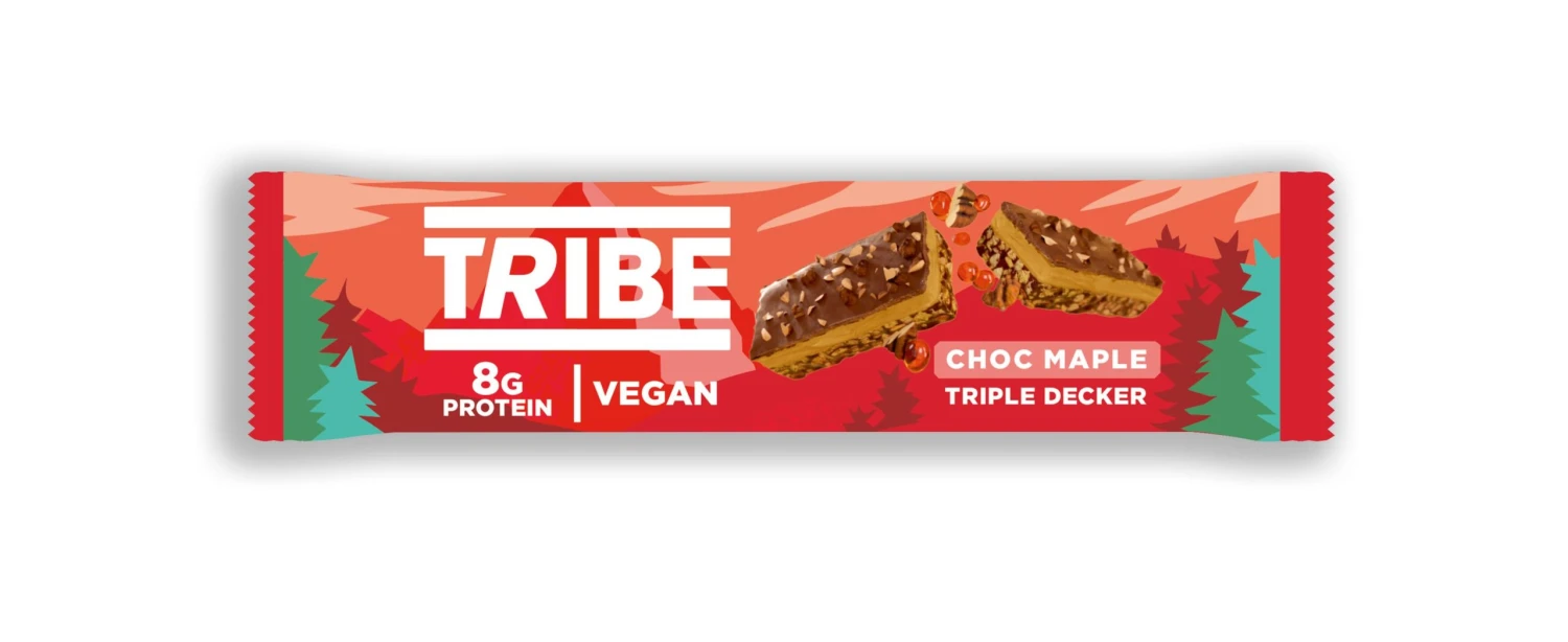 Plant Protein Bars - Choc Maple Triple Decker - V, GF, DF (12 X 40g) 4 Plant Protein Bars - Choc Maple Triple Decker - V, GF, DF (12 X 40g) - Image 2