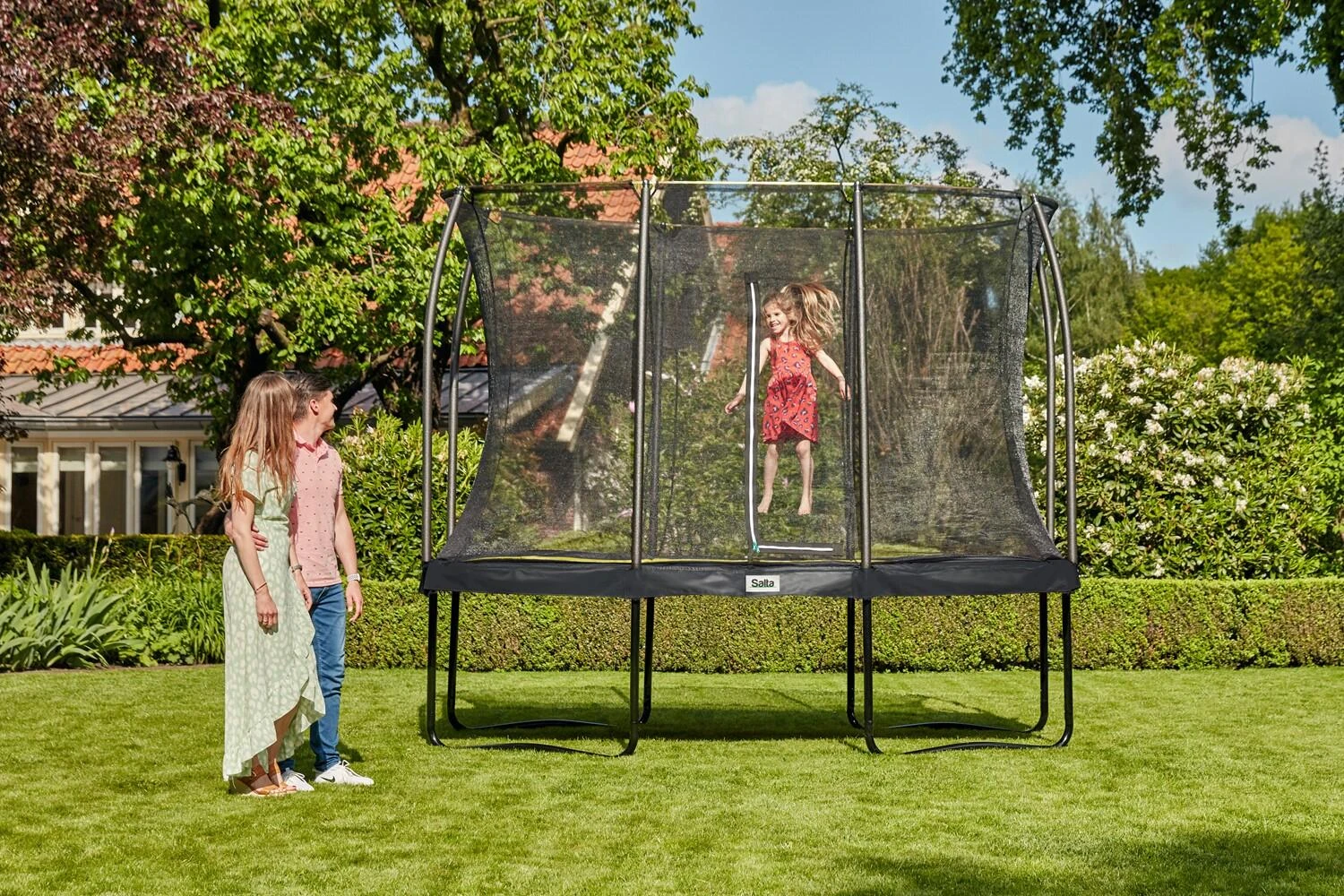 7ft X 5ft Salta Black Rectangular Comfort Edition Trampoline 8 7ft X 5ft Salta Black Rectangular Comfort Edition Trampoline - Image 6