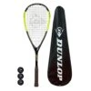 Dunlop Hypermax Pro Squash Racket, Inc Full Protective Cover & 3 Squash Balls -Sports Shop ke6a6a5d9d1b57bf3d4d32ab296ddbab6