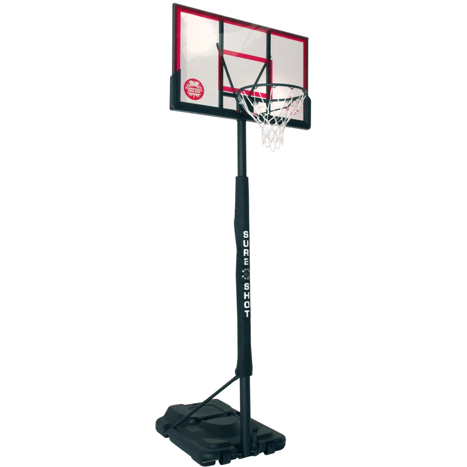 Sure Shot Telescopic Basketball Hoop With An Acrylic Backboard 3 Sure Shot Telescopic Basketball Hoop With An Acrylic Backboard