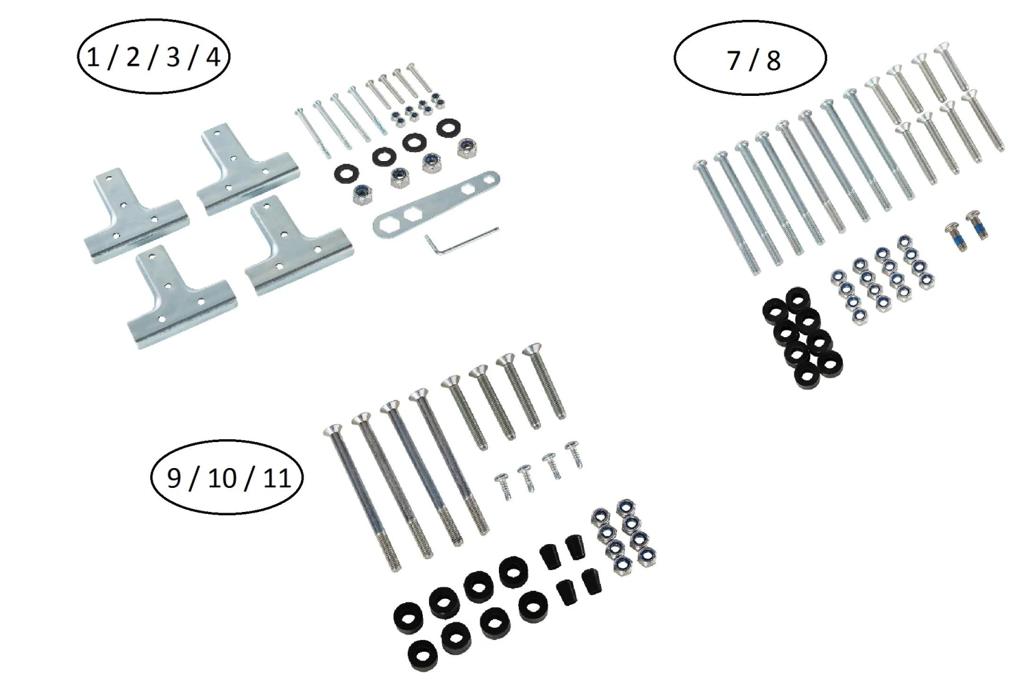 Artengo Screw Kit For PPT 900-930 Outdoor (Formerly FT860 O) 3 Artengo Screw Kit For PPT 900-930 Outdoor (Formerly FT860 O)