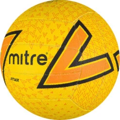 Mitre Attack Netball (Yellow/Black/Orange) -Sports Shop kebaf19c624c15d2af31303d3547ec78c