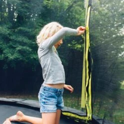 Plum 10ft Wave Springsafe Trampoline And Enclosure -Sports Shop kf07ba4b5a0728842275d6f0bd3d3cf80