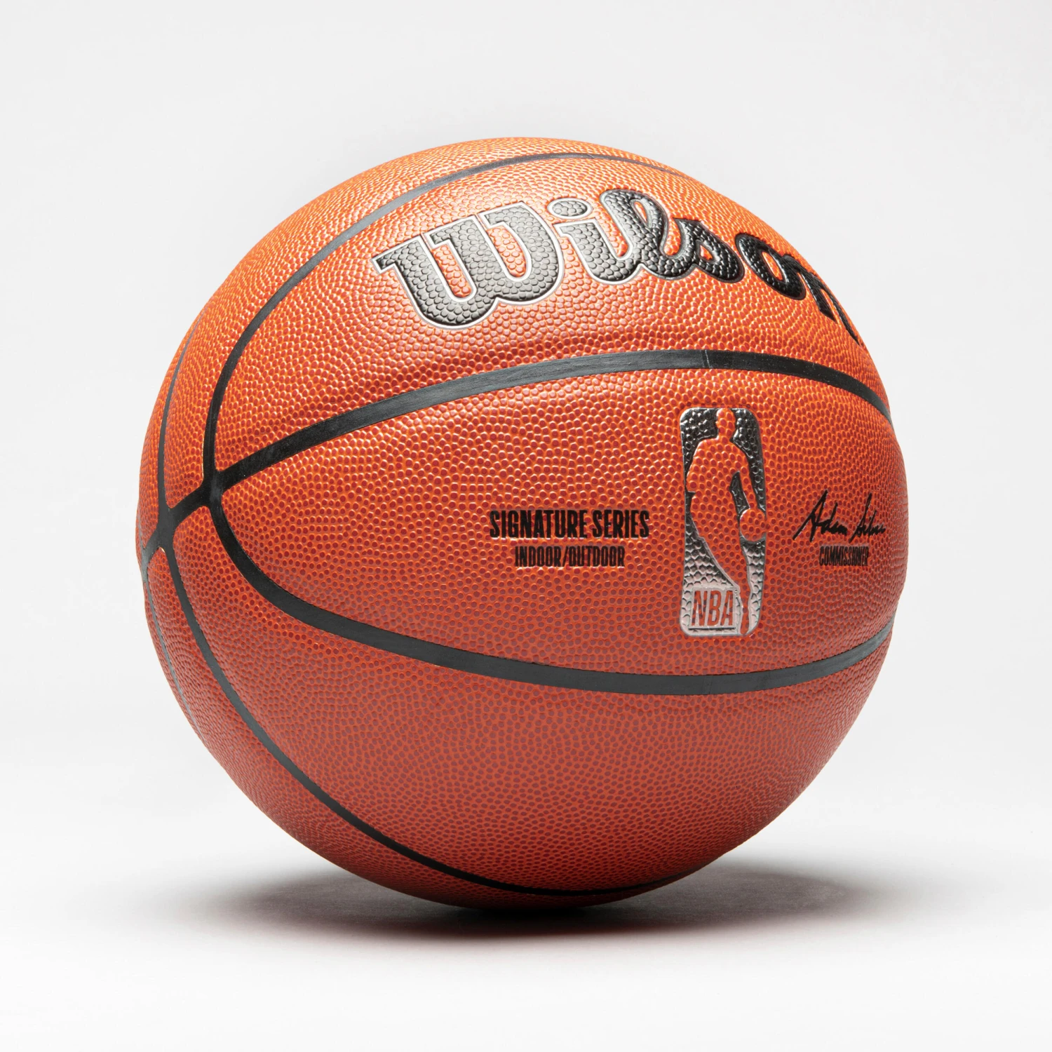 Wilson Size 7 Basketball NBA Signature Series - Orange 5 Wilson Size 7 Basketball NBA Signature Series - Orange - Image 3