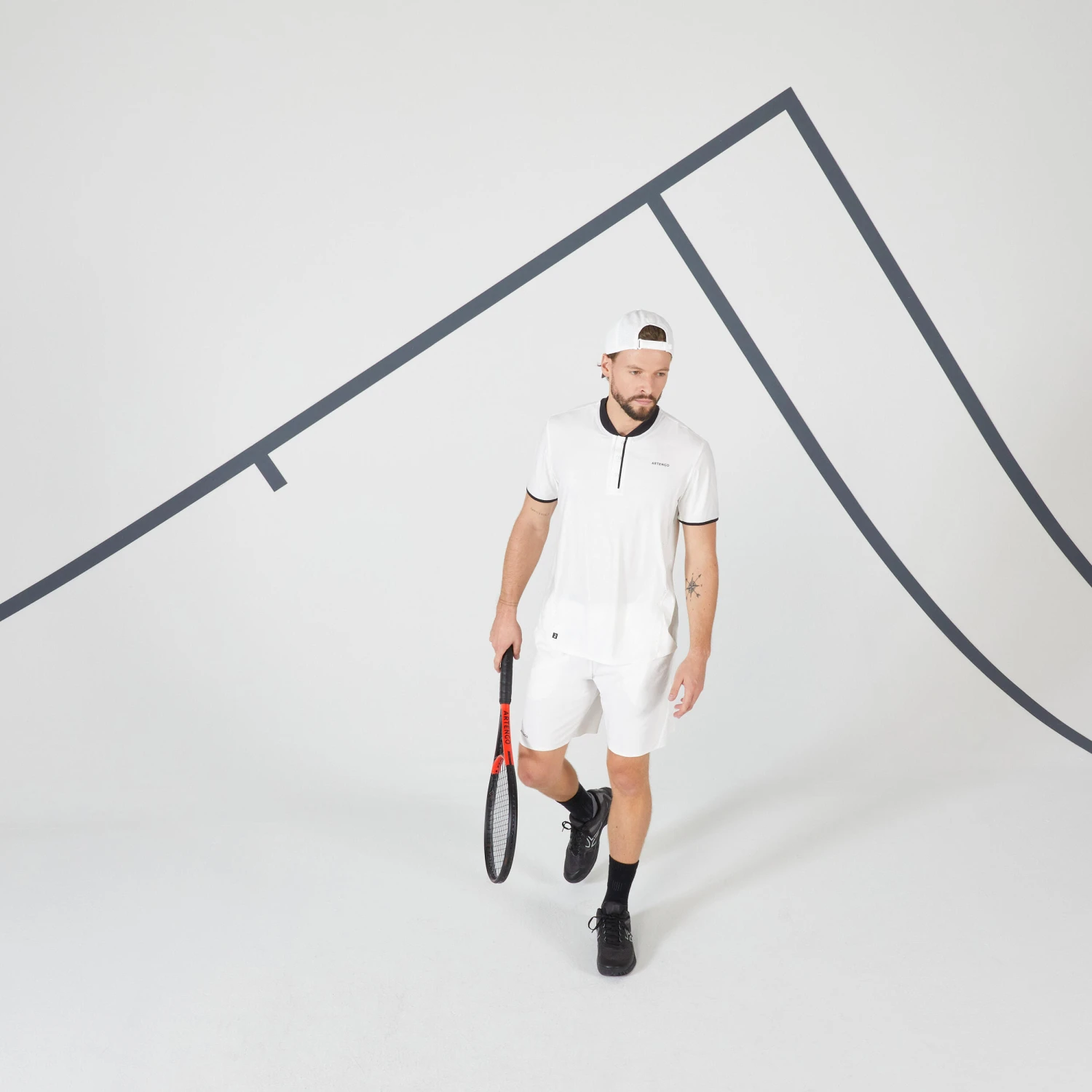 Artengo Men's Short-Sleeved Tennis T-Shirt DRY+ 14 Artengo Men's Short-Sleeved Tennis T-Shirt DRY+ - Image 13