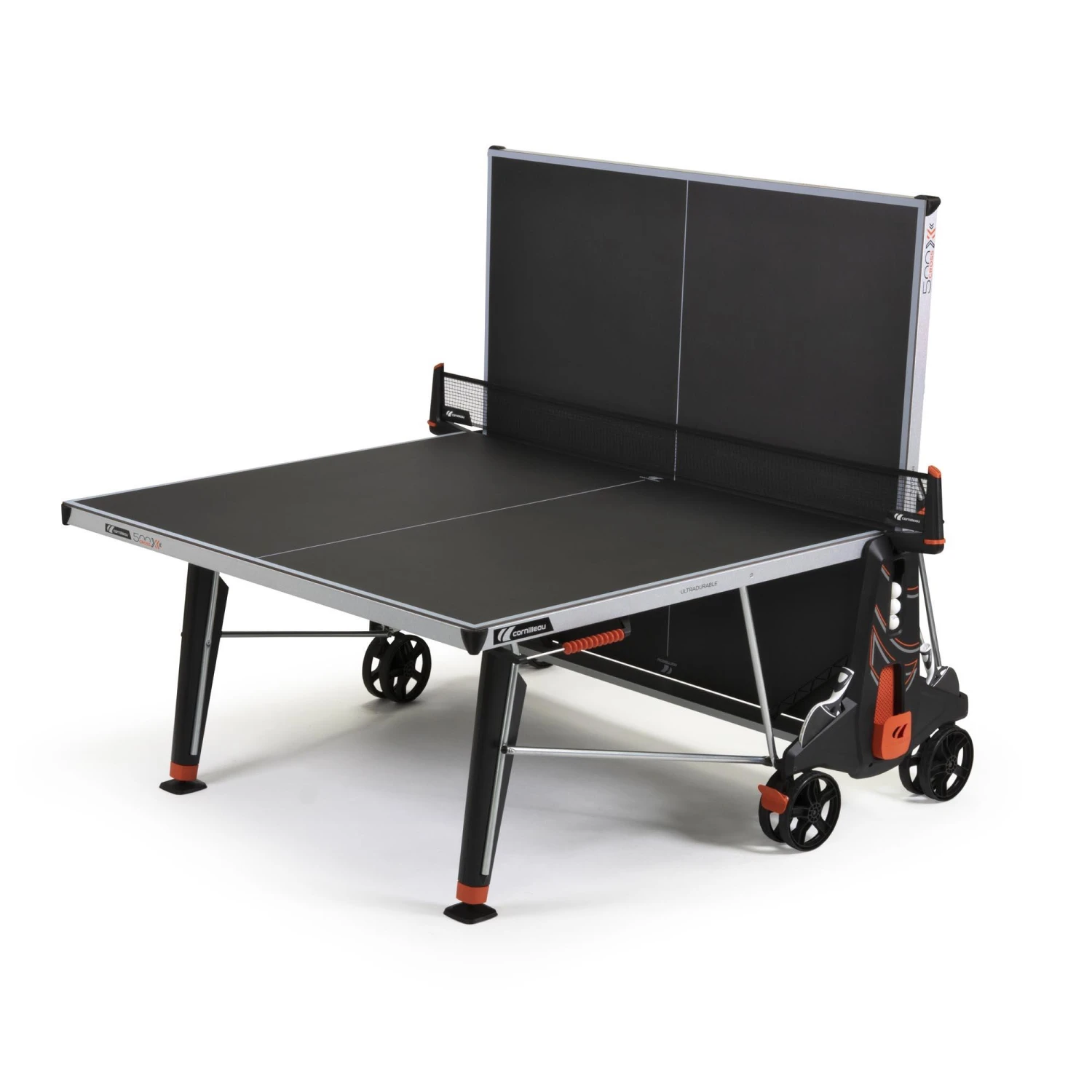 Outdoor Table Tennis Table 500X - Black 4 Outdoor Table Tennis Table 500X - Black - Image 2