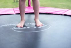 Plum Pink Junior Trampoline And Enclosure -Sports Shop kfe79fccf7e895cea260908773a03dc10